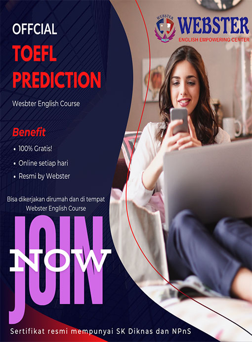 Informasi TOEFL Prediction Test online sebagai simulasi kemampuan bahasa Inggris