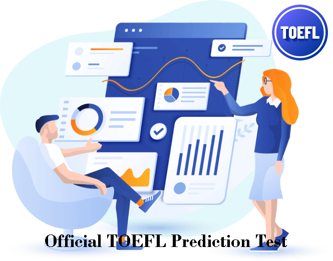 Ilustrasi tes TOEFL prediction online bersertifikat di LKP Webster